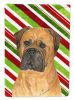 Bullmastiff Candy Cane  Christmas Garden Flag