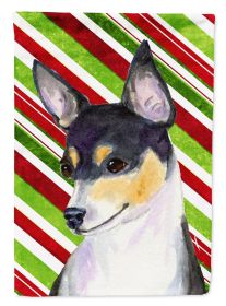 Chihuahua #5 Candy Cane Christmas Garden Flag