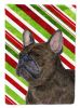 French Bulldog #5 Candy Cane Christmas Garden Flag