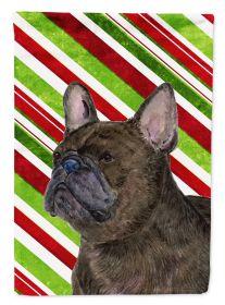 French Bulldog #5 Candy Cane Christmas Garden Flag