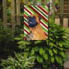 Mastiff #3 Candy Cane Christmas Garden Flag