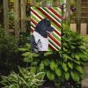 Akita1 Candy Cane Christmas Garden Flag