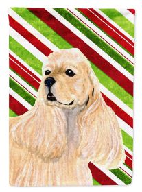 Cocker Spaniel #5 Candy Cane Christmas Garden Flag