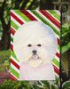 Bichon Frise #2 Candy Cane Christmas Garden Flag