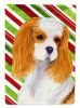 Cavalier King Charles Spaniel #4 Candy Cane Christmas Garden Flag