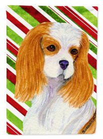 Cavalier King Charles Spaniel #4 Candy Cane Christmas Garden Flag