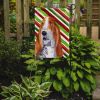 Basset Hound #5 Candy Cane Christmas Garden Flag