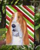 Basset Hound #5 Candy Cane Christmas Garden Flag