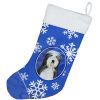Bearded Collie #2 Holiday Christmas Stocking