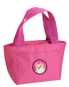 Chihuahua - Longhaired - Pink Lunch Bag