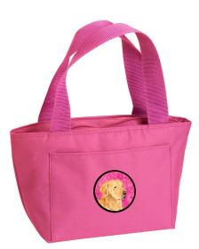 Golden Retriever Pink Lunch Bag