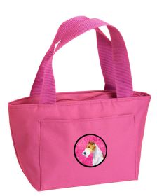 Wire Fox Terrier Pink Lunch Bag