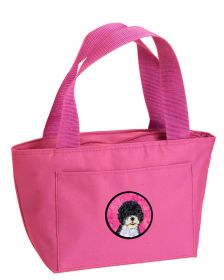Portuguese Water Dog Pink Lunch Bag