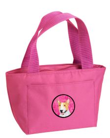 Bull Terrier Pink Lunch Bag