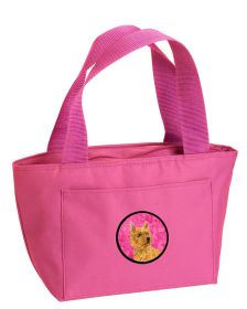 Norwich Terrier Pink Lunch Bag