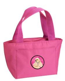 Cocker Spaniel - Buff - Pink Lunch Bag