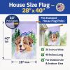 Australian Shepherd 1 House Flag