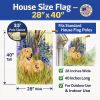 Golden Retriever 1 House Flag