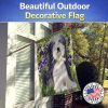 Bearded Collie 2 House Flag