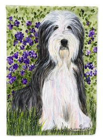 Bearded Collie 2 Garden Flag