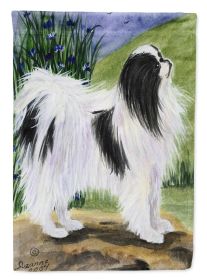 Japanese Chin 2 Garden Flag