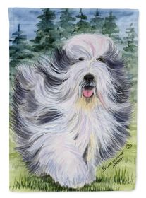 Bearded Collie 3 House Flag
