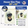 Rottweiler 3 House Flag