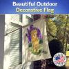 Golden Retriever 2 House Flag