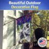 Keeshond 2 House Flag