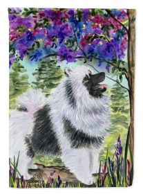 Keeshond 2 House Flag