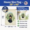 Doberman 2 House Flag