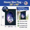 Sheltie 2 Starry Night House Flag