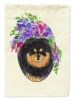 Pomeranian 3 Garden Flag