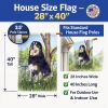 Mastiff - Tibetan  4 House Flag