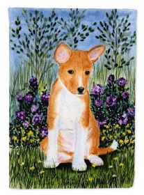 Basenji 2 Garden Flag