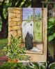 Chinese Crested 3 Garden Flag