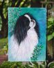 Japanese Chin 4 Garden Flag