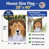 Sheltie 4 House Flag