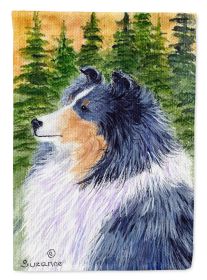 Sheltie 5 Garden Flag