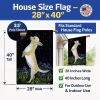 Chihuahua 2 Starry Night House Flag