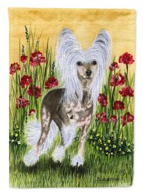 Chinese Crested 4 Garden Flag