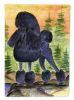 Poodle 2 Garden Flag