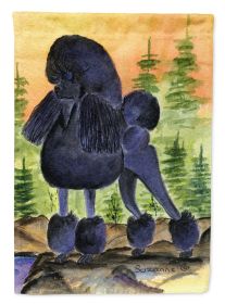 Poodle 2 Garden Flag