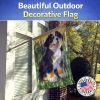 Bernese Mountain Dog 2 House Flag