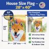Shiba Inu 2 House Flag
