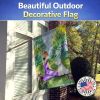 Westie 6 with Girl House Flag