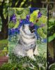 Keeshond 4 Garden Flag