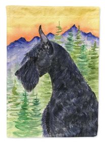 Schnauzer 5 Garden Flag