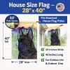 French Bulldog 2 House Flag
