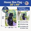 Portuguese Water Dog 1 House Flag